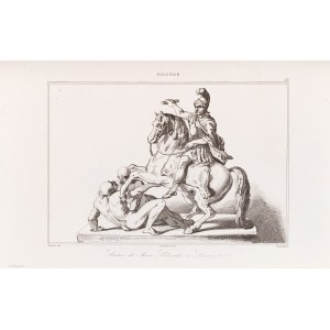 Pomnik króla Jana III Sobieskiego w warszawskich Łazienkach Królewskich, 1840