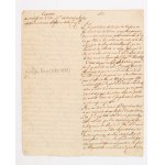 [Czerwony Dwór] - Statement on the actions of the Tsar of Russia regarding Prince Ernest Biron, Regent of Russia and Duke of Courland. No place, no date [ca. 1760]