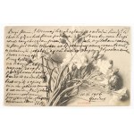 Eliza Orzeszkowa (1841–1910), writer, journalist, and social activist—Postcard to Aureli Drogoszewski. Dated Grodno, February 10, 1906.