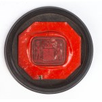 [The Zamoyski Family] - The Jelita coat of arms (a button and a seal impression in lacquer).