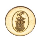 [The Zamoyski Family] - The Jelita coat of arms (a button and a seal impression in lacquer).