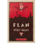 [Warsaw]. Map of Greater Warsaw. Warsaw 1938/9.