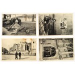 [Warsaw]. A set of 13 German propaganda postcards. No place (Warsaw?), no date (1939).