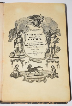 KRASZEWSKI J.[ózef] I.[gnacy] - Anafielas. Pieśni z podań Litwy. Pieśń 1. Witolorauda. Wilno 1846.