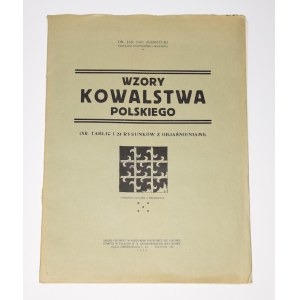 ZUBRZYCKI Jan Sas - Modelli di arte del fabbro polacco. Leopoli 1925.