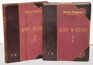 SIENKIEWICZ Henryk - Quo Vadis, 1-2. Paryż [1900] Ilustr. Jan Styka.