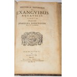 JONSTON Jan - Historiae naturalis de piscibus et cetis libri V [oraz] Historiae naturalis de exangvibus aqvaticis libri IV. Frankfurt nad Menem, 1650.