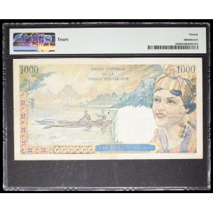 1000 francs type “Union Française” - Caisse centrale de la France d’outre-mer ND (1946).