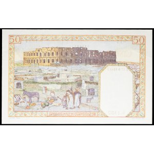 50 francs, “indigenous couple” design, September 17, 1942.