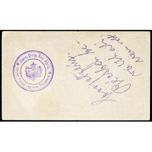 25 korona / kronen, “blue and bistre” type, October 27, 1918.