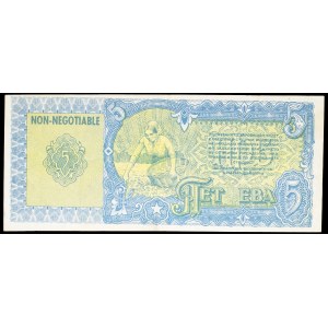 Sample of 5 “peasant-style” eva (sic!) (TEST NOTE) ND (1951).