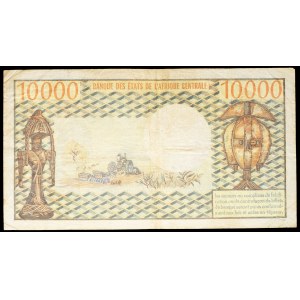 10,000 francs, “Jean-Bedel Bokassa in marshal’s uniform” type, undated (1975).