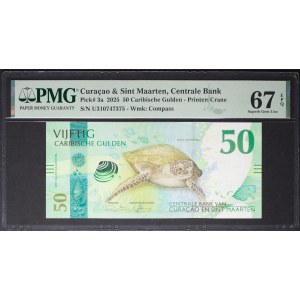 50 gulden “green sea turtle (groene zeeschildpad)” note, March 31, 2025.