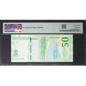 50 gulden “green sea turtle (groene zeeschildpad)” note, March 31, 2025.