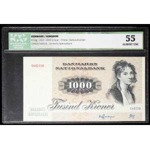 1.000 Kronen, Typ „Thomasine Heiberg“, 1992.
