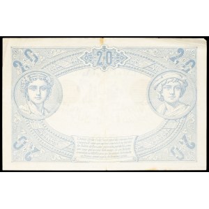 20-franc “black” stamp, June 4, 1904.