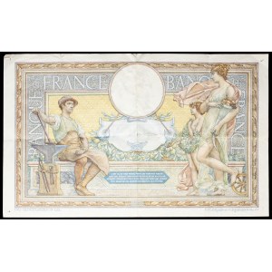 100-franc note, Luc Olivier Merson type, with LOM 16-5-1908.