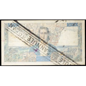 5000 francs type “Empire Français” ANNULÉ / CANCELLED 7-2-1946.
