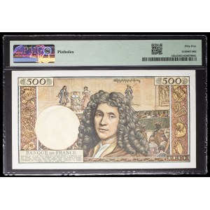 500 nouveaux francs type “Molière” 5-9-1963.