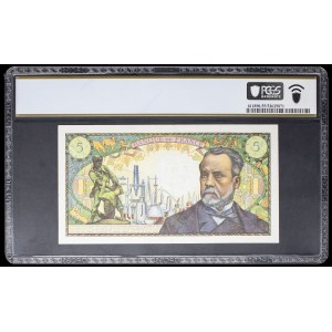5-franc “Louis Pasteur” stamp, June 5, 1969.