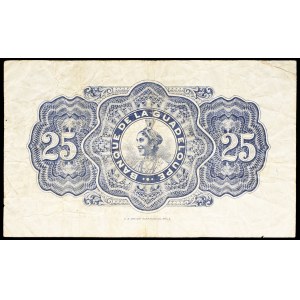 25 francs “card-style” note, US ND print (1945–1946).