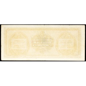 Modified “black and blue” 1,000 lire note, printed in the U.S. — Allied Military Currency, 1943.