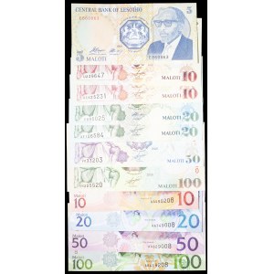 Zestaw (11) – Różne banknoty z lat 1989–2010.