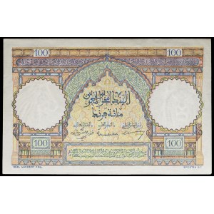 100-franc note, “Ksar of Aït-ben-Haddou” design (modified, small size), April 19, 1951.