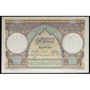 100-franc note, “Ksar of Aït-ben-Haddou” design (modified, small size), December 22, 1952.