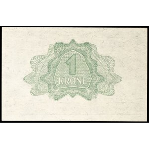 1 krone, 2nd type (“green”), 1948.