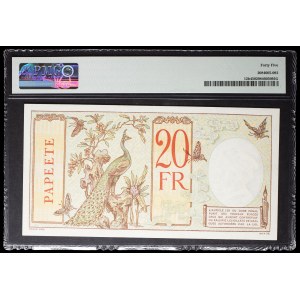 20-franc “peacock” note - Banque de l’Indochine, undated (1932–1936).