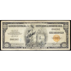 100 pesos oro type “cafetière” ND (1955).