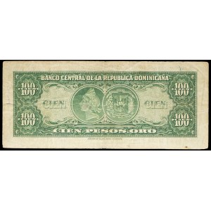 100 pesos oro type “cafetière” ND (1955).