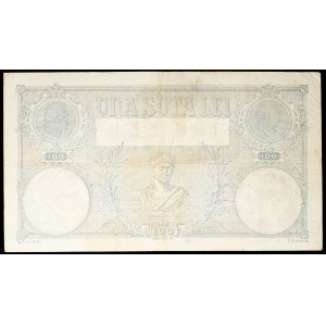 100 lei “eagle” banknote, April 12, 1907.