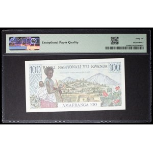 100 francs Zebra series, January 1, 1978.