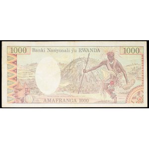 1,000 francs, “Tea Harvest” design, January 1, 1978.