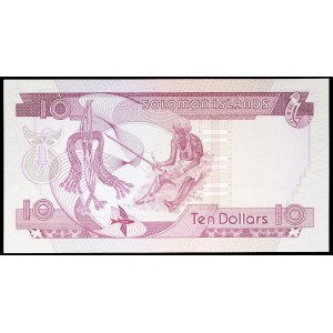 Élisabeth (Elizabeth) II, 10 dollars type “tisserand” ND (1977).