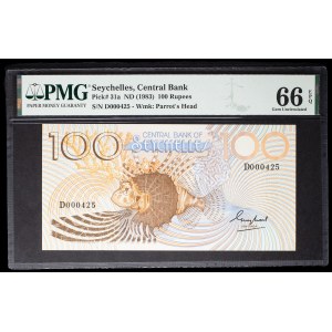100 rupees type “rascasse volante” modifié ND (1983).