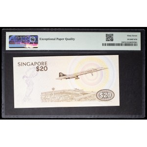 20 dollars type “souimanga à dos vert (yellow-breasted sunbird)” ND (1979).
