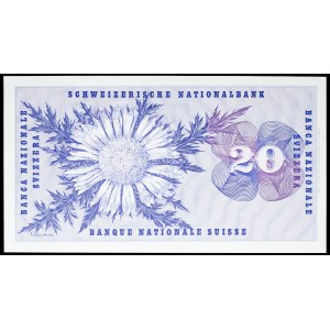 20-franc “Guillaume Henri Dufour” stamp, March 7, 1973.