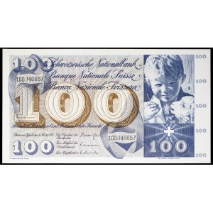 100 francs “Young Boy with a Lamb” stamp, March 7, 1973.