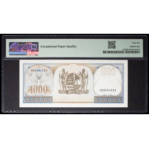 1000 gulden type “jeune indigène” modifié 1er septembre 1963.