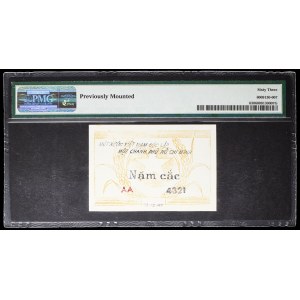 5 Cắc, Typ „gelb“, Provinz Ho-Chi-Minh, 3.12.1949.