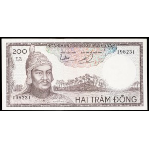 200 dong Nguyễn Huệ ND banknote (1966).