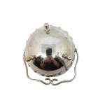 Decorative vintage basket-shaped sugar bowl