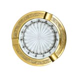 Glamorous-style ashtray with a gilded rim