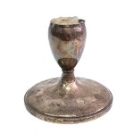 Silver-plated candlestick, Fisher, USA