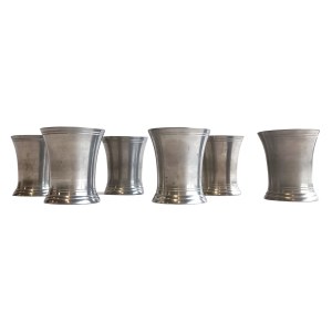 Set of 6 decorative glasses