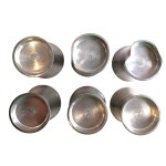Set of 6 decorative glasses