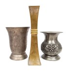 Set of three vases, France
